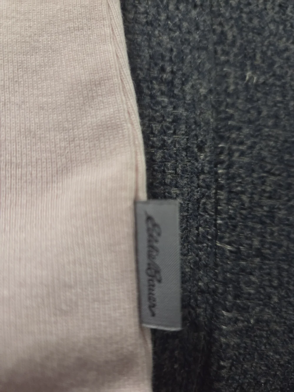 Eddie Bauer Pale Blush V-Neck Short Sleeve Tee